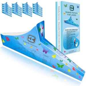 Butterfly Harmony S3 20 Trichter Einweg Papier Frauen Uriniergerät Frauen... - Bild 1 von 6