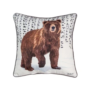 Almohada Winter Bear, 18" x 18" - Imagen 1 de 3
