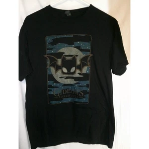 Gideons Bakehouse T-Shirt Winged Cat Black Bat Moon Graphic Medium Disney Spring - Picture 1 of 3