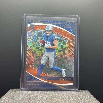 2025 Panini Absolute - Rookies Isaac Teslaa Orange Mosaic /825 (RC) - Image 1 of 2