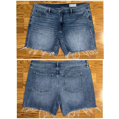 Pantalones cortos de mezclilla Gap tiro medio 5 pulgadas novia para mujer talla 16 cintura regular 33 Foto 1 de 4