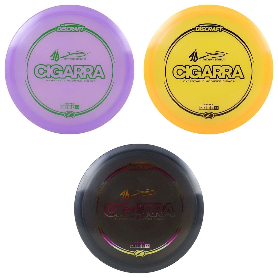 Discraft Disc Golf Anthony Barela Signature Series Z Line Cigarra 7/6/-1/2 - Image 1 of 1