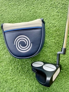 Odyssey Ai One 2 Ball CH putter 33" impugnatura pistola destrorsa mazza da golf uomo - Foto 1 di 9