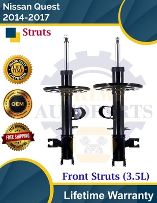 Puntales delanteros premium OE para Nissan Quest 2014-2017 garantía de por vida Foto 1 de 4