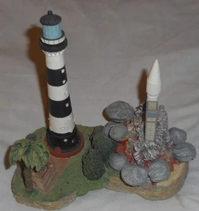 Harbour Lights Leuchtturm #163 Cape Canaveral Florida 1996 7-1/2" hoch x 7" breit - Bild 1 von 5