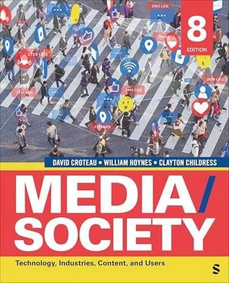 Media/Society: Technology, Industries, - Paperback, by Croteau David R.; - New - Image 1 of 2