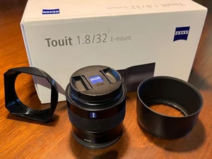 ZEISS Touit 1.8/32 Sony E-Mount Planar, Minty, Extras * NO TARIFF * - Picture 1 of 4