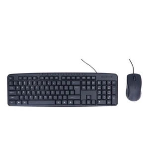 Wired Keyboard Mouse Combo Ergonomic Design 113 Keys Wired Keyboard 1000DPI Wire - Picture 1 of 22