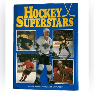 Hockey Superstars 1991 Copyright Hardback Book - Coffee Table Book - Picture 1 of 9