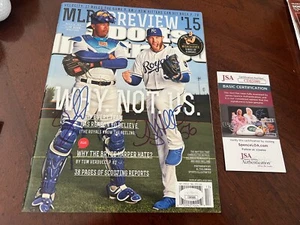SALVADOR PEREZ GREG HOLLAND SIGNED SPORTS ILLUSTRATED KANSAS CITY ROYALS JSA COA - Picture 1 of 1