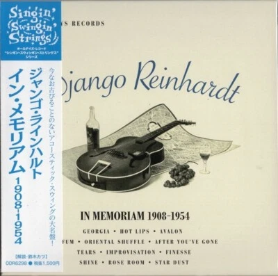 Django Reinhardt In Memoriam 1908-1954 JAPAN MINI LP CD Paper Sleeve ODR6298 Foto 1 de 2