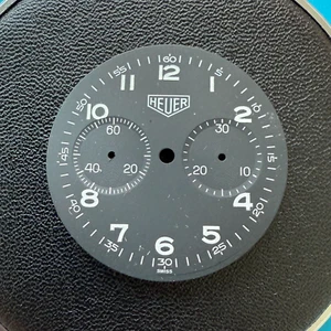 Vintage Heuer Bundeswehr No 3H Zifferblatt - für Valjoux 230 - #42 - Bild 1 von 12