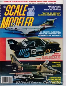 Magazine modéliste échelle septembre 1980 Skyhawk A-4S avion BMW 3.0 CSL voiture de course - Photo 1 sur 3
