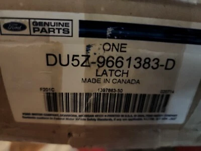 Conjunto de pestillo de asiento trasero Ford Explorer Flex OEM 2ª fila OEM DU5Z-9661383-D    Foto 1 de 2