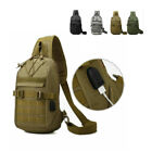 Tactical Molle Sling Chest Pack Outdoor Messenger Shoulder Bag Hiking Backpack