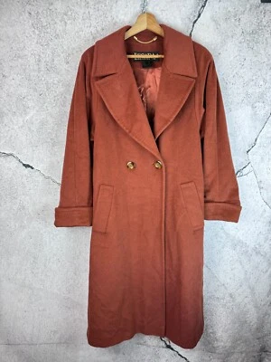 Vintage Escada Long Wool Coat Princess Style Wool Cashmere Sz 36 - Image 1 of 4