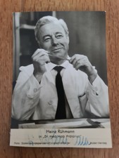 HEINZ RÜHMANN (+) ◇◇ original signed autograph card in 9x13 cm