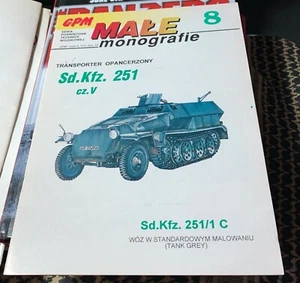 Sd.Kfz 251/1 AUSF,C V5 POLISH TEXT GPM MONOGRAGH #8 - Picture 1 of 5