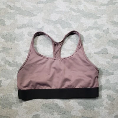 Victoria Secret Sports Bra Womens Medium Purple Gym Fitness Yoga - Image 1 of 4
