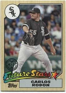 2017 Topps Series 1 CARLOS RODON 1987 Topps Baseball - WHITE SOX - #87-22 - Picture 1 of 1