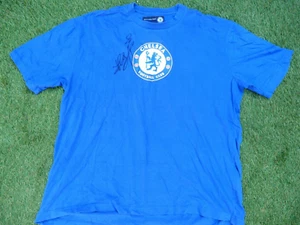 T shirt signé jersey FC CHELSEA blues signed ANDREY SHEVCHENKO ultras foot - Picture 1 of 2