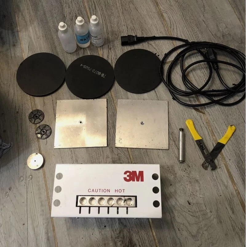 Kit de terminación de conector de fibra óptica Hot Melt modelo 6312 3M ¡CON ESTUCHE Y EXTRAS! Foto 1 de 4