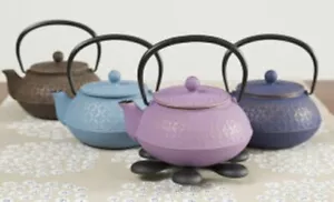 TEAPOT IWACHU Nanbu Tekki 5type Shippo 5Color FedEx - Picture 1 of 11