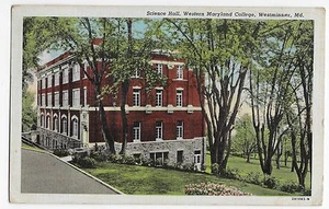 Westminster MD Science Hall Western Maryland College Vintage Postcard - Picture 1 of 2