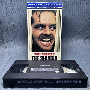 The Shining VHS Tape 1990 Horror Jack Nicholson Shelley Duvall Steven King Movie