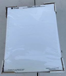 TAB TABQUIK Full Tab Labels for Laser Printers, 1,500 per Pack - Picture 1 of 3