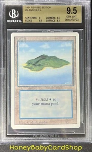 MTG 3rd Edition Revised 1994 Island (B) BGS 9.5 GEM MINT Old School 93/94 - Picture 1 of 6