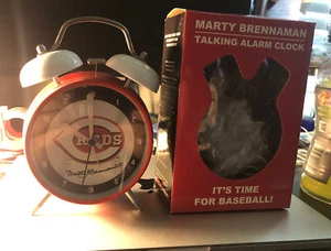 Marty Brennaman Talking Alarm Clock (missing Back) Cincinnati Reds Rare - Picture 1 of 2