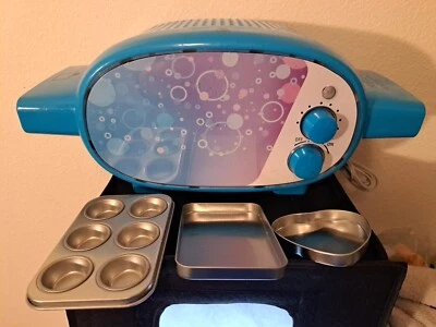 Fun 2 Bake Oven Easy Bake Oven  BLUE And Purple With Three Pans - Image 1 of 4
