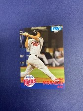 2007 FSN Minnesota Twins Team Issue Crime Prevention #5 Justin Morneau -Police D