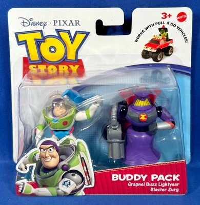 New BLASTER ZURG & GRAPNEL BUZZ LIGHTYEAR - Pixar Toy Story BUDDY PACK Figure - Image 1 of 4