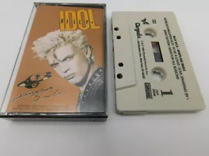 Vintage Billy Idol Cassette Whiplash Smile Audio Tape OVT-41514 - Picture 1 of 3