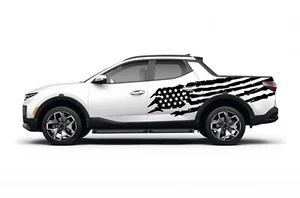 US American flag decal sticker graphic kit for Hyundai Santa Cruz 2022 - Present - Bild 1 von 7