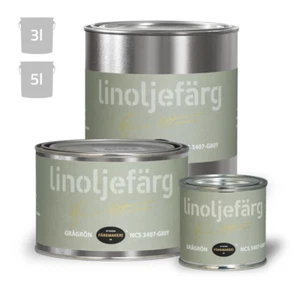 Ottosson Färgmakeri Linseed Oil Paint - Grey-Green - Picture 1 of 5