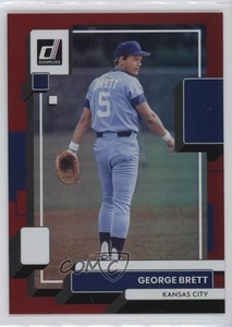 2022 Panini Donruss Holo Red George Brett #102 HOF