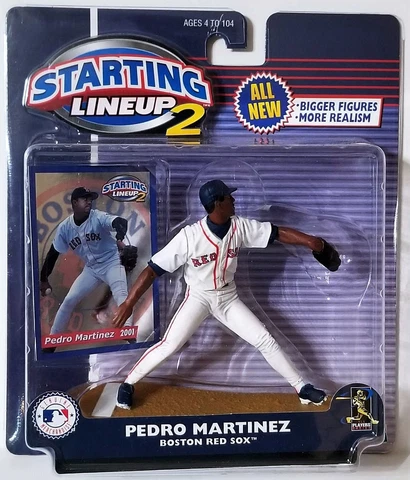 2001 Starting Lineup 2 Pedro Martinez Boston Red Sox SLU Sports Figure Cover