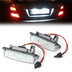 Pair Xenon White 18 LED License Plate Light Lamp For Nissan Altima Sentra Maxima - Picture 1 of 8