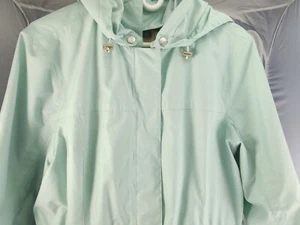Lands End Womens L 14-16 100% Polyester Shell Lined Jacket Hooded - Picture 1 of 6