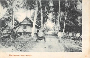 CPA ASIE SINGAPOUR NATIVE VILLAGE - Picture 1 of 1