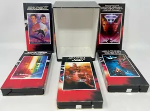 Star Trek The Movies - 25th Anniversary Collector's Set 5-Tape VHS Box Set - Picture 1 of 6