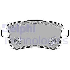DELPHI brake lining set, disc brake rear axle and others for Mercedes-Benz