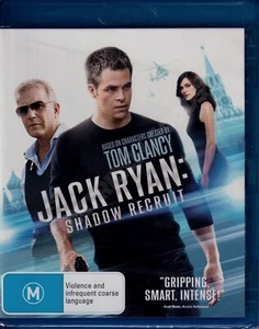 JACK RYAN: SHADOW RECRUIT 2014 BLU-RAY MOVIE DTS HD MASTER AUDIO 7.1 HD 1080P - Picture 1 of 2