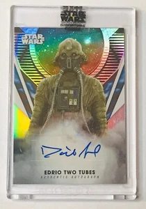 2023 Star Wars Signatures Auto David Acord Voice of Edrio Two Tubes (B) - Bild 1 von 2