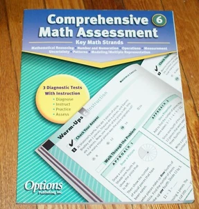 Comprehensive Math Assessment 6 Paperback NEW Book Fast Shipping - Imagen 1 de 1