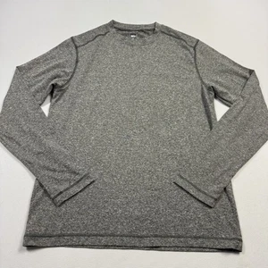 REI Long Sleeve Shirt Performance Polyester Spandex Gray Men’s Small - Picture 1 of 10