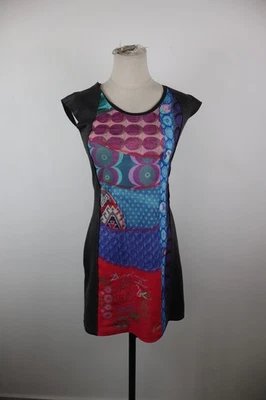 DESIGUAL VESTITO DONNA TG. XS WOMAN CASUAL VINTAGE DRESS ABITO CERNIERA - Immagine 1 di 4